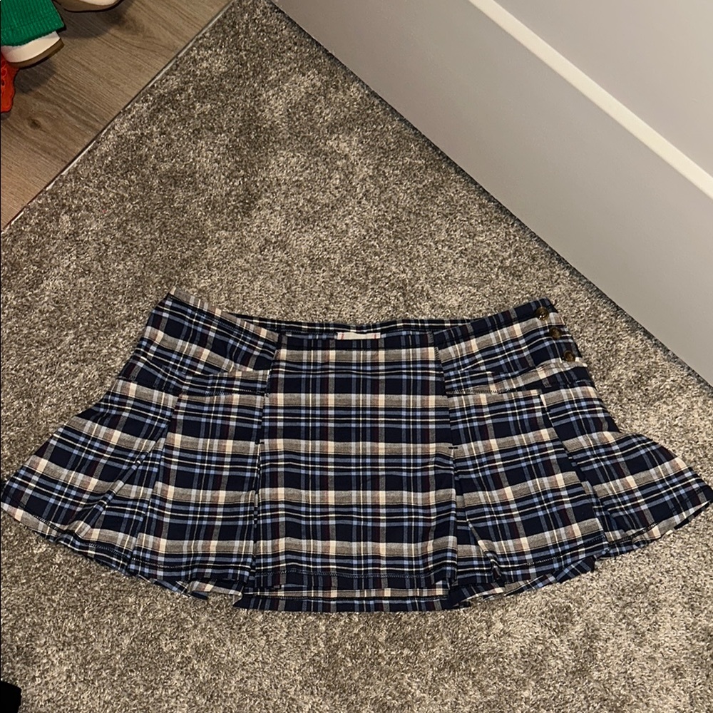 Plaid Mini Skirt